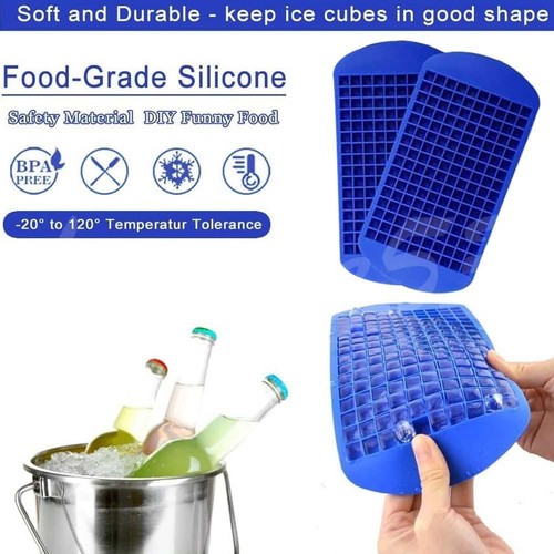 160 Griglie Mini Vassoi Per Cubetti Di Ghiaccio In Silicone ... - Alibaba - Foto 3