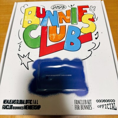 NewJeans BUNNIES CLUB FAN MEMBER SHIP KIT Phase1 2023 Official