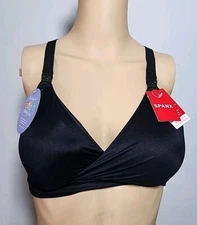 Nwt SPANX Bra-llelujah Stretch  Nursing Bra in BLACK size XS.
