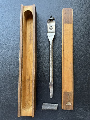 Antiker William Ridgeway verstellbarer expansiver Erdbohrer Holzbohrer - Anfang 1900 - Bild 1 von 5