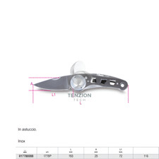 Coltello Acciaio Inox Alluminio - Beta 1778P