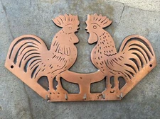 Vintage Copper Key Hook Wall Mounted