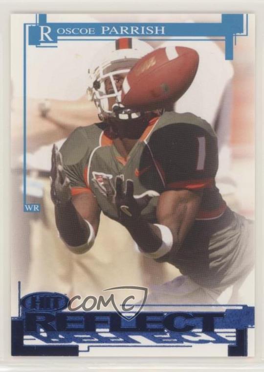 2005 SAGE Hit Reflect Blue Roscoe Parrish R41 Rookie RC eBay