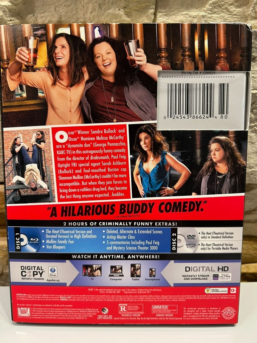 THE HEAT 2013 BULLOCK MCCARTHY 2 DISCS NEW BLU-RAY DVD DIGITAL HD