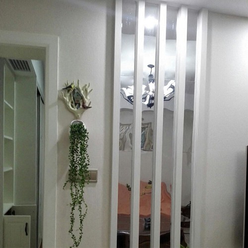 5 PCS 20x5CM Strips Mirror Acrylic Self-adhesive Tile Wall Stickers Decals Home - Picture 2 of 6
