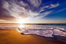 Digital Image Picture Photo Pic Wallpaper Background Sunny Beach Sunset 887788