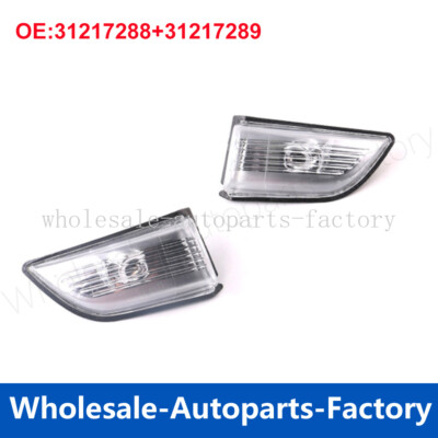 1Set Left+Right Side Mirror Turn Signal Lamp Light Fits For VOLVO XC60 2009-2013