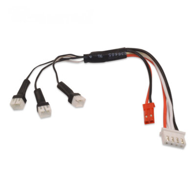 MCPX Ladekabel 3x1s Lipo Akku Ladekabel 1s 3,7V E-flite Blade mCPX 