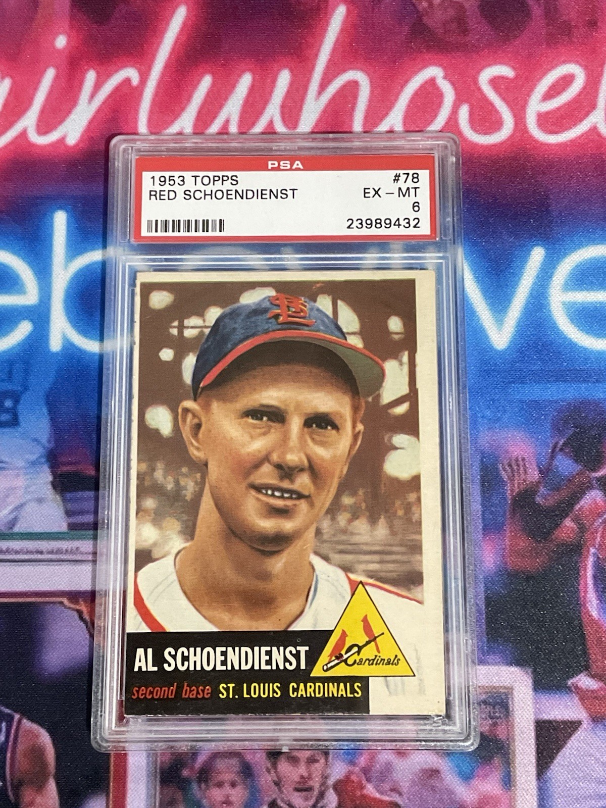 1953 Topps Red Schoendienst #78 PSA 6