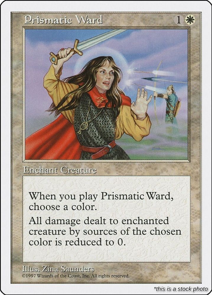 Prismatic Ward [5ED - 53] - Moderately Played