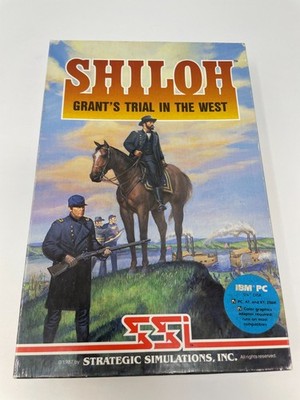 SHILOH Commodore 64 PC Boxed Floppy Disk Computer Game SSI 1987
