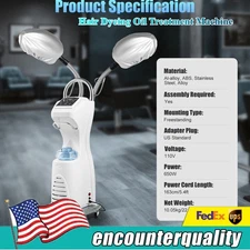 7 In 1 Professional Stand Hair Steamer Dyeing Perming Oil Treatment Salon Machin