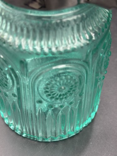 Pioneer Woman Türkis Türkis Blau Grün Glas Adeline Sirup Ausgießer Spender - Bild 7 von 11