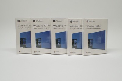 Microsoft Windows 10 Pro Professional Kit Retail Key USB Box 5 PACK Kit