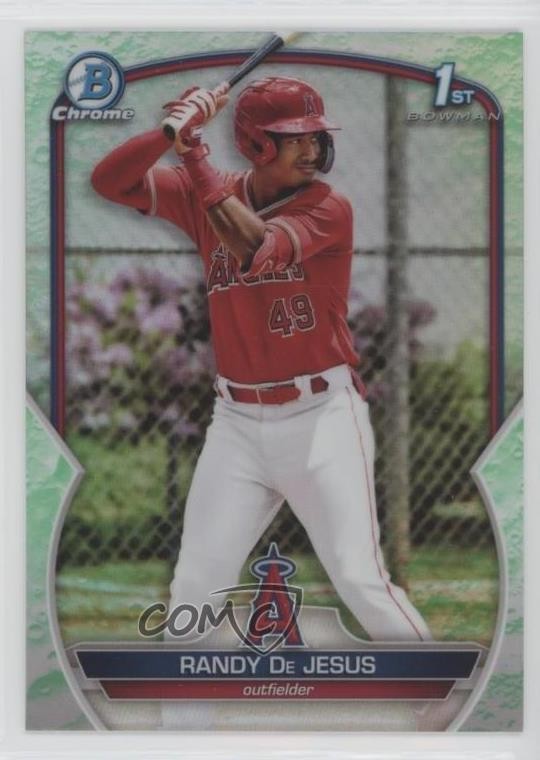 2023 Bowman Chrome Prospects Lunar Glow Refractor Randy De Jesus #BCP-19