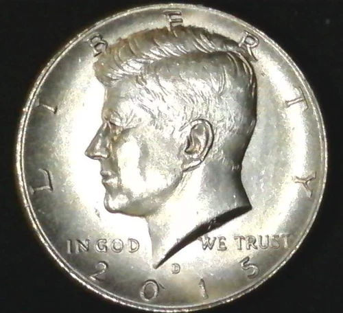 2015-D  Kennedy Half GEM-BU BETTER DATE #X1