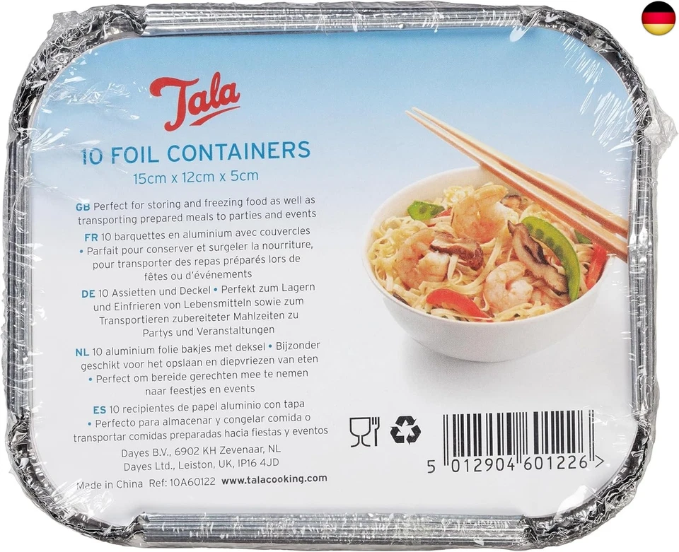 Tala Folienschalen, Silber, 15cm x 12cm x 5cm - Bild 4 von 4