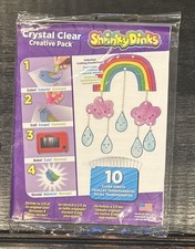 Shrinky Dinks Crystal Clear 10 Sheet Creative Pack New Alex Brand Crafts
