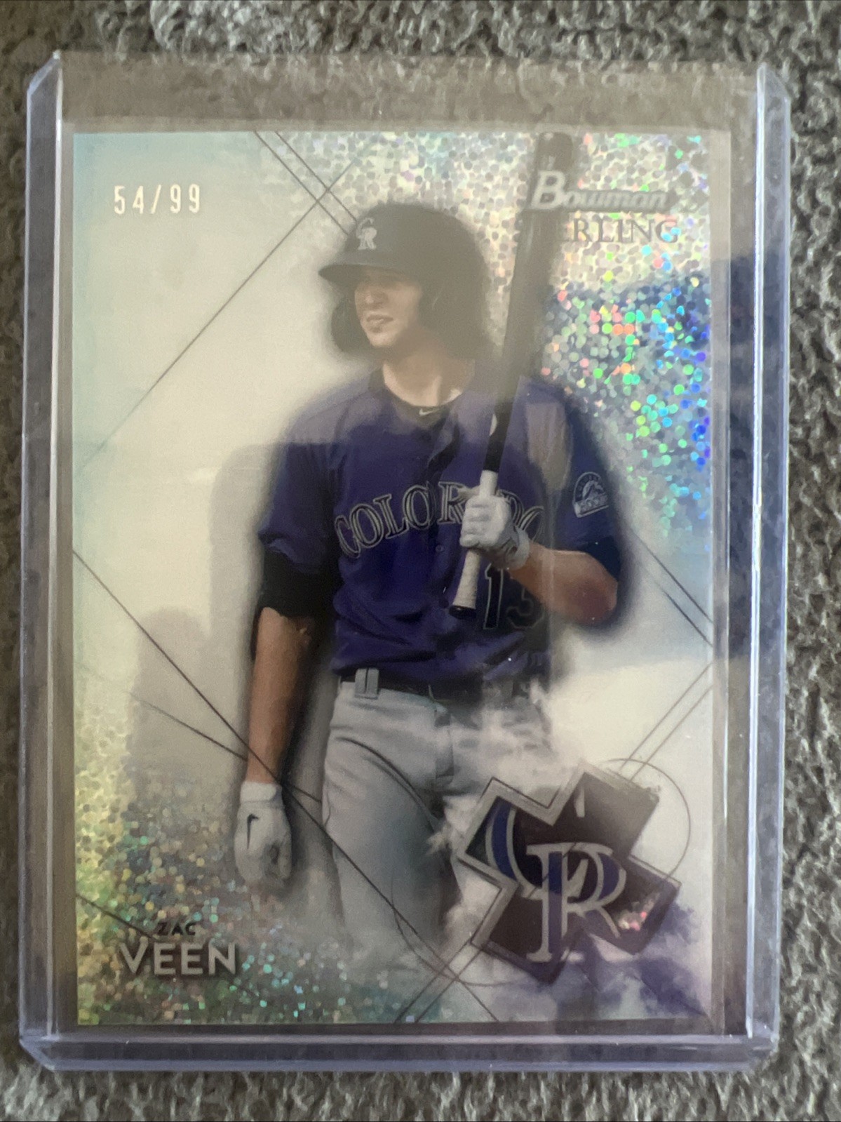 2021 Bowman Sterling - Prospects Zac Veen #BSP-44 Speckle Refractor /99 (RC)