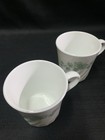 New Pair Of Vintage Corning Corelle Callaway White Swirl W Ivy Coffee/tea Mugs — photo 4