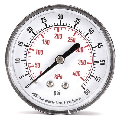 GRAINGER APPROVED 4FME4 Pressure Gauge,Test,2-1/2 In 4FME4