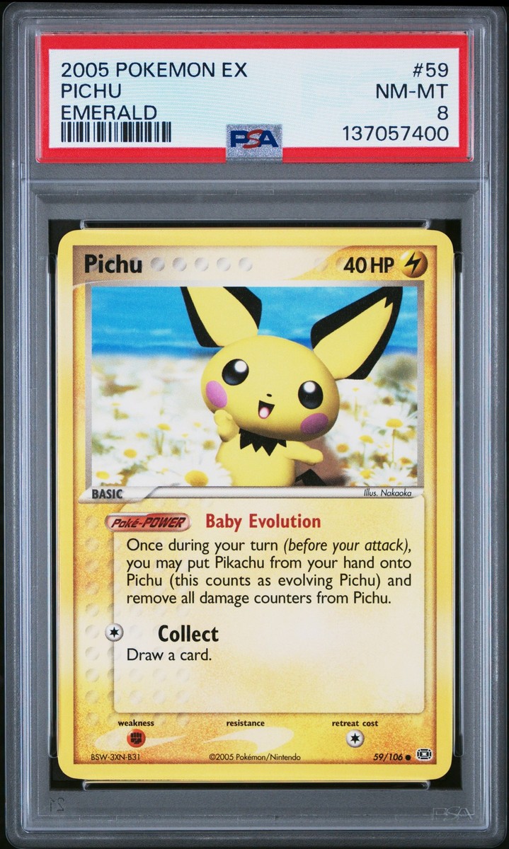 Pichu 59/106 Emerald Regular for sale online | eBay