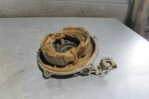 2017 HONDA RECON TRX 250 TM REAR BRAKE DRUM ASSEMBLY BACKING PLATE PANEL #8065 - Foto 5 di 5
