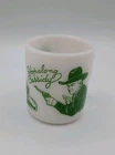 Vintage 1950's Hopalong Cassidy Milk Glass Coffee Mug 3" tall