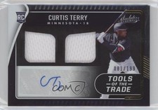 2022 Absolute Tools of the Trade 2 Swatch Signatures /199 Curtis Terry Auto 3t1
