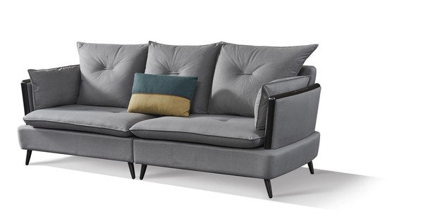 Moderne Sofagarnitur 3+1 Sitzer Sofa Couch Polster Garnitur Couchen Textil Neu-image