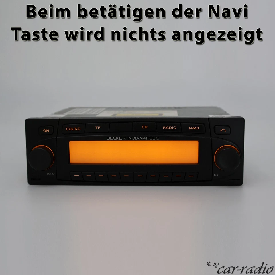 Becker Indianapolis BE7920 Radio CD MP3 WMA  Autoradio AUX-IN Klinkenstecker 115 - Bild 2 von 4