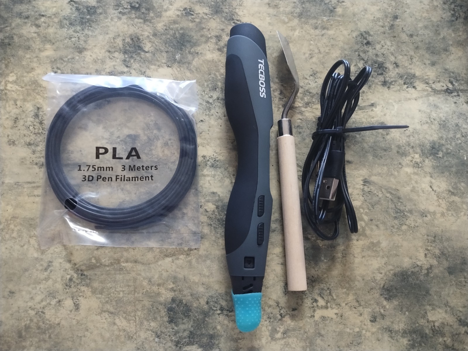 TecBoss Intelligent 3D Printer Pen Model SL-300 In Original Box See Description