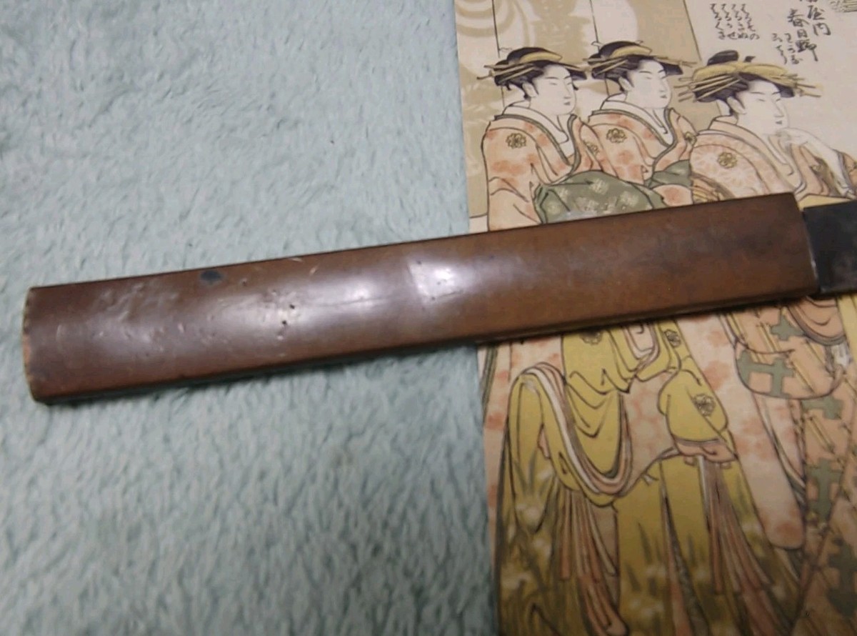 Peacock ‼ 】 Kozuka knife handle blade Japan antique art edo！ | eBay