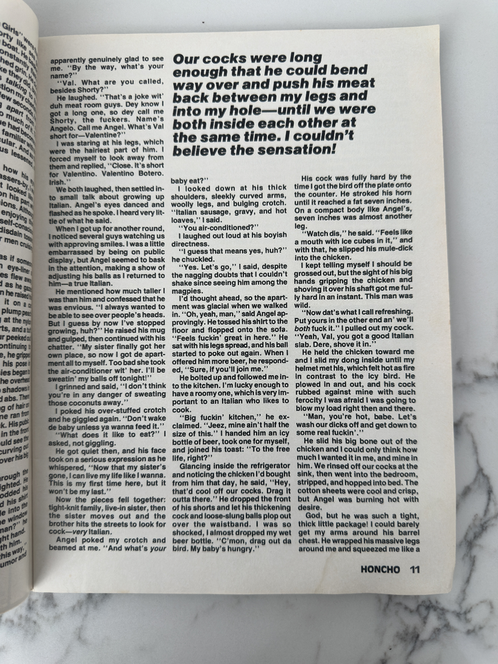 Honcho Vintage Gay Nude Magazine Sexy Men (July 1988) | eBay