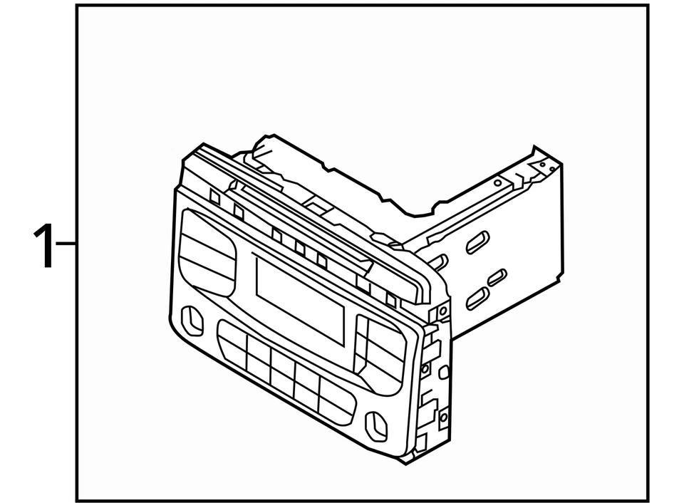Receptor de rádio 2016-2018 Kia Sorento Am Fm CD player WKY8D - Imagem 4 de 4