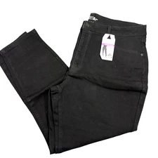 Time And Tru Womens Jeans 20 Black High Rise Skinny Stretch Denim NWT