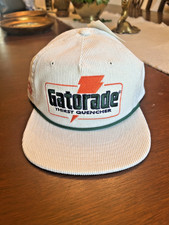 Stranger Things x Gatorade Retro Corduroy Snapback Trucker Hat - NWT