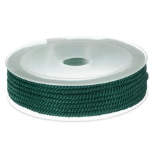 Twisted Nylon Twine Thread 3mm 7M/23 Feet Braided Nylon String, Dark Green