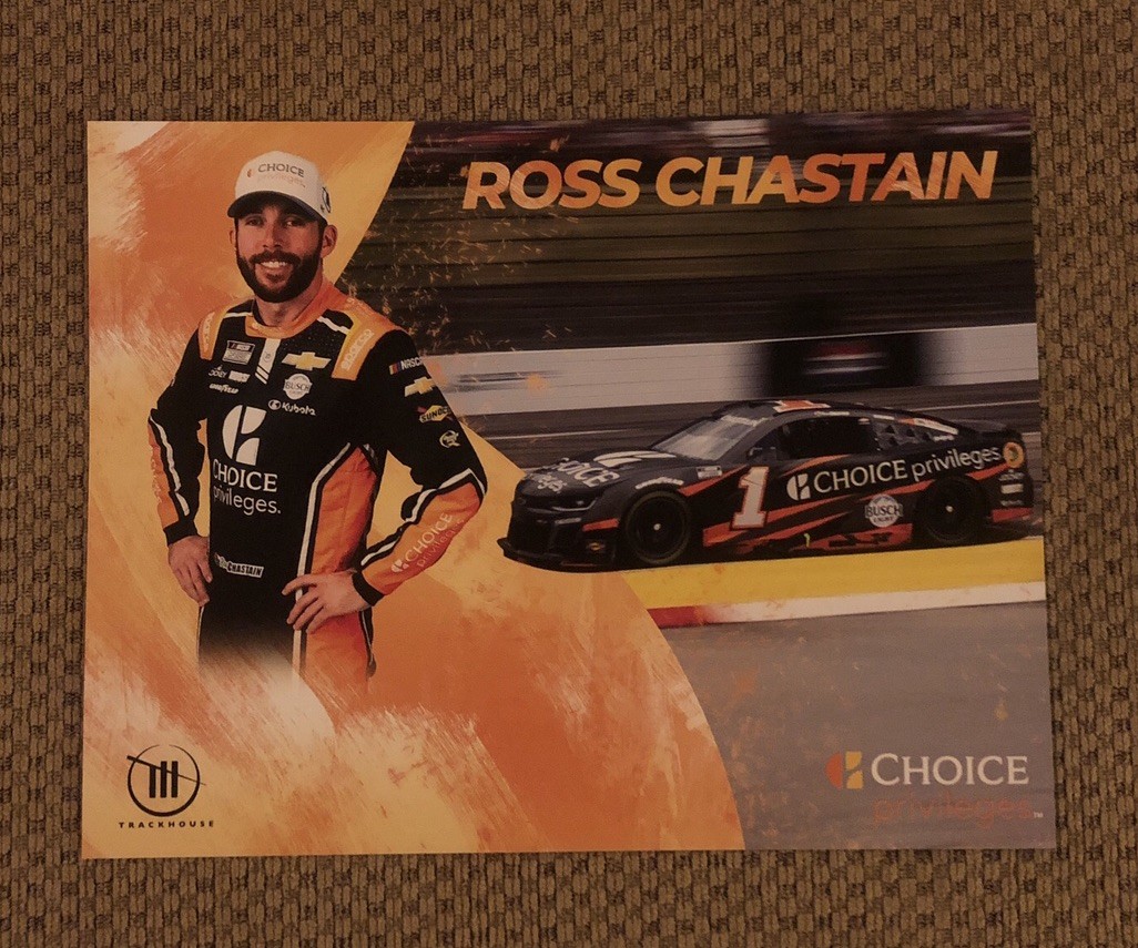 Nascar Driver #1 Ross Chastain Choice Privileges 2025 Postcard | eBay