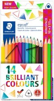 Staedtler Dreikant-Buntstift Ergosoft 12+2 Kartonetui
