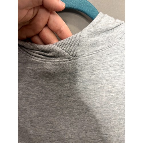 Athleta Girl Bounce Gray Sweatshirt Top Size S Pocket Workout Comfy Casual - Picture 5 of 16