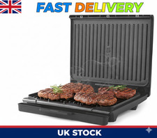 Large 8 Portion Electric Health Grill 2000W Non-Stick PFAS-Free Panini Press San