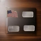 4-Piece Patriotic Silver Set  1g Colorized Flag + (3) 1g .999 Silver American