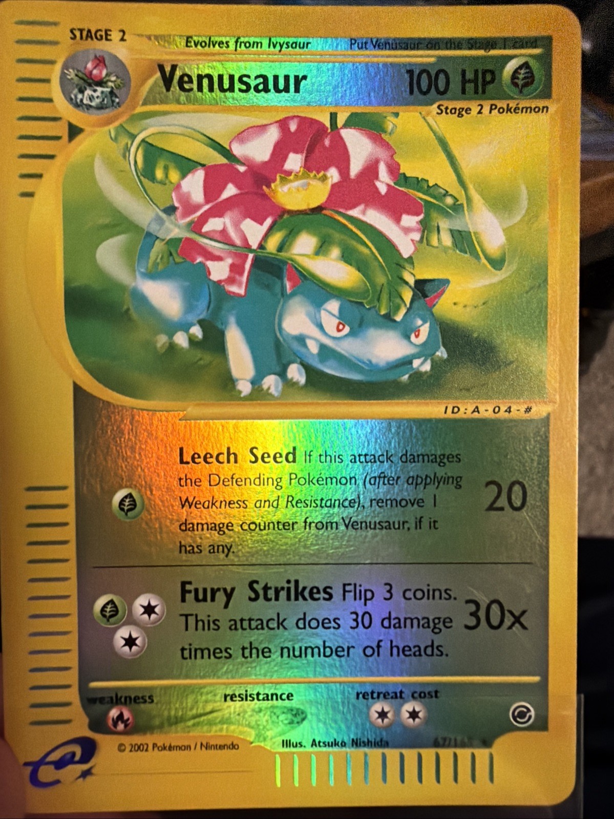 Venusaur - 67/165 - Pokemon Expedition Reverse Holo Rare Card NM