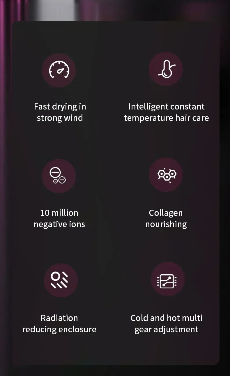 Sèche-cheveux professionnel 5 en 1 pour éliminer les frisottis rebelles