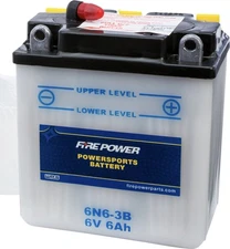 WPS Conventional 6V Std Battery for Honda CB125 XL100 175 250 350 6N6-3B