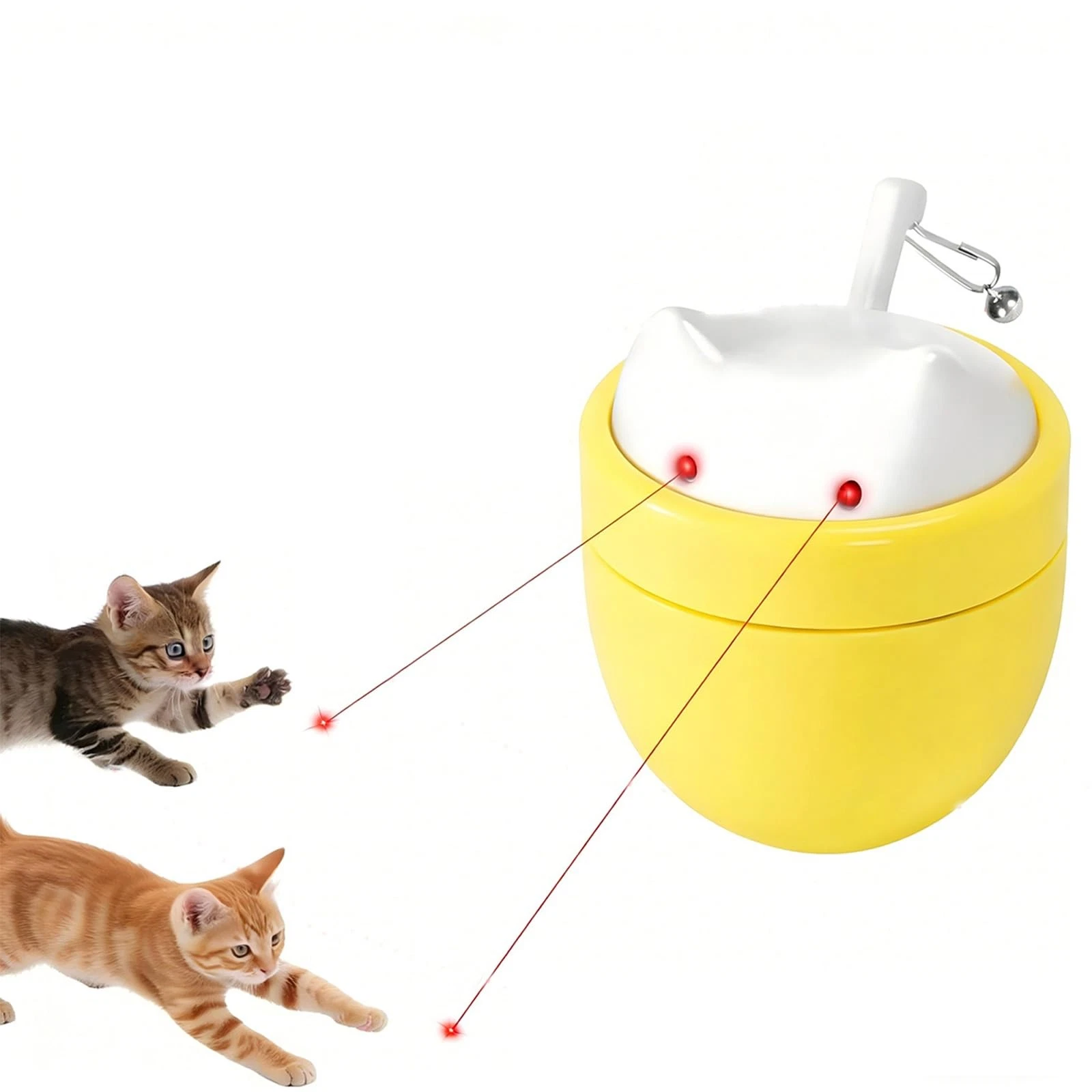 Upgraded Automatic Laser Cat Toy for Indoor Cats, interactive cat toy with Du...