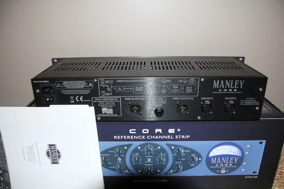 Manley Core Reference Labs Channel Strip préampli lampe tranche Pro like Voxbox - Photo 4/4