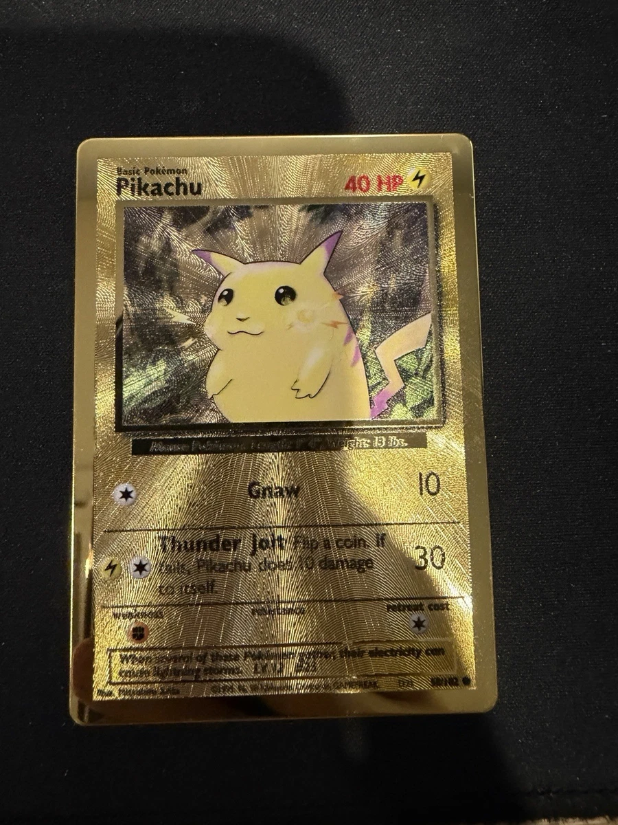 pokemon pikachu card ebay Pikachu Pokémon TCG Metal Individual Collectible Card Game Cards for sale