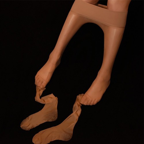 Women Pantyhose Stockings Solid Color Stretch Tights Breathable High-waisted - Picture 5 of 37